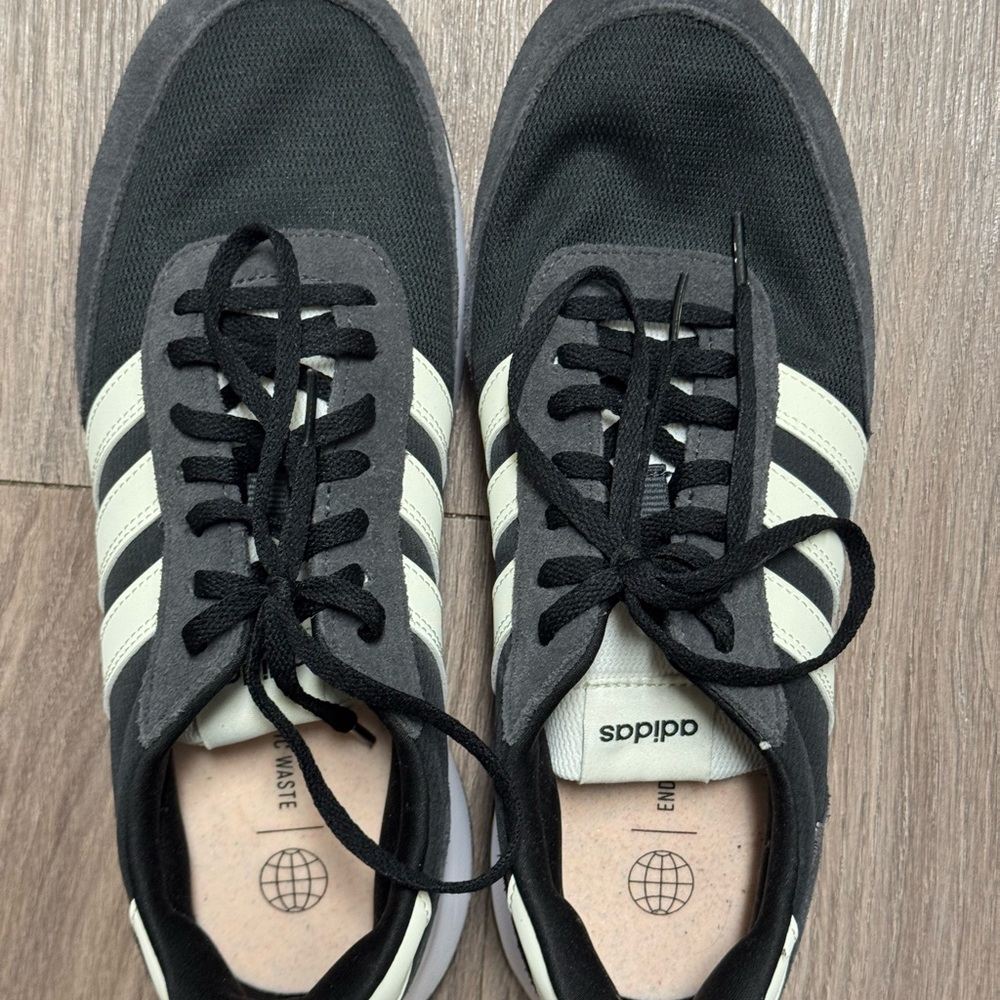 Adidas Black and White Classic Sneakers